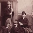 Four men on the Isle of Bute